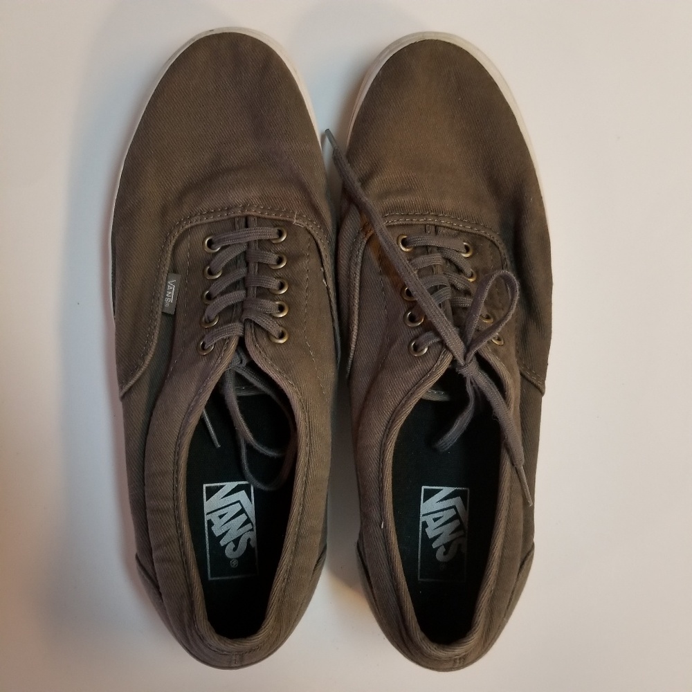 Army green Vans size 13 A1